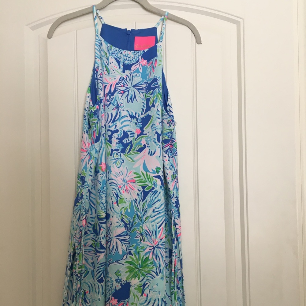 Lilly Pulitzer Lion Around Pearl Romper size 12